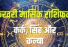 february monthly horoscope 2026 cancer leo virgo zodiac predictions | february masik rashifal 2026 kark singh kanya | कर्क, सिंह और कन्या का फरवरी मासिक राशिफल 2026