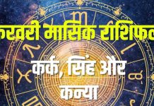 february monthly horoscope 2026 cancer leo virgo zodiac predictions | february masik rashifal 2026 kark singh kanya | कर्क, सिंह और कन्या का फरवरी मासिक राशिफल 2026