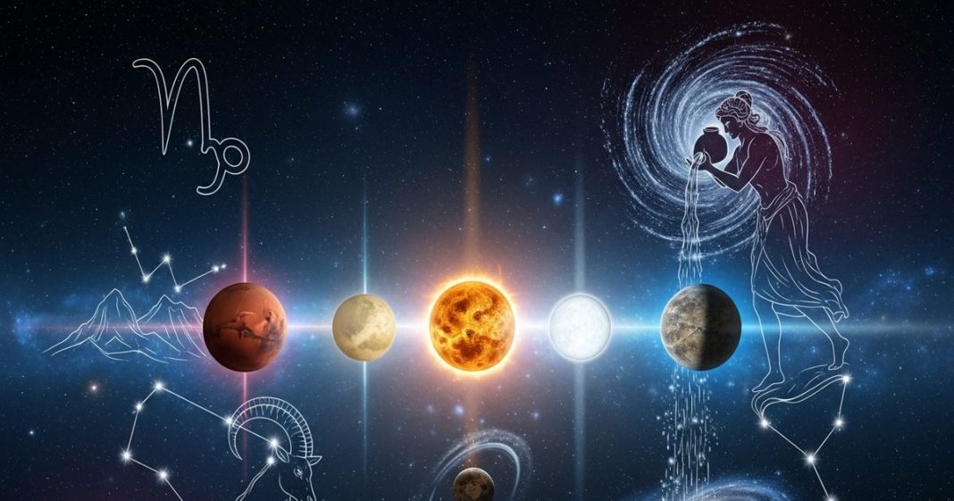 5 planets in shani rashi makar kumbh 2026 these 6 zodiac signs lucky for money job wedding | शनि के घर मकर-कुंभ में 5 ग्रह, बना अद्भुत योग, इन 6 राशिवालों को लाभ, पैसा, नौकरी, शादी का योग!