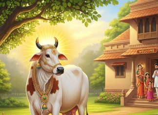 kamdhenu cow ki murti ke fayde। कामधेनू गाय की मूर्ति रखने के फायदे