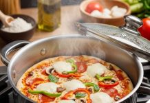 Pizza without oven। कढ़ाई में पिज़्ज़ा बनाने का तरीका