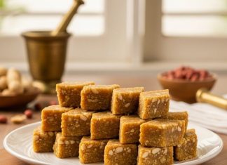 Peanut Barfi: मूंगफली की टेस्टी बर्फी रेसिपी घर पर बनाएं स्वाद और सेहत के साथ.