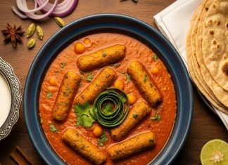 गट्टे की सब्ज़ी रेसिपी: दही बेसन और मसालों से असली राजस्थानी स्वाद.