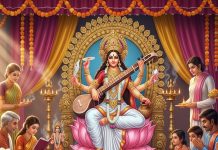 Saraswati Puja 2026 special Bhog to offer goddess saraswati on vasant Panchami in different temples | वसंत पंचमी पर मां सरस्वती के लिए विशेष भोग, मीठे पुए से लेकर बूंदी लड्डू तक, कॉपी-पेन का चढ़ावा
