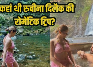 Rubina Dilaik shares throwback romantic pose with husband । जापान में रुबीना-अभिनव की रोमांटिक ऑनसेन फोटोज वायरल