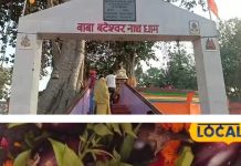 Vaishali Baba Bateshwar Nath Dham offers baingan to mahadev