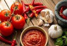 मोमोज चटनी रेसिपी: टमाटर, लाल मिर्च और लहसुन से ढाबा‑स्टाइल स्वाद.