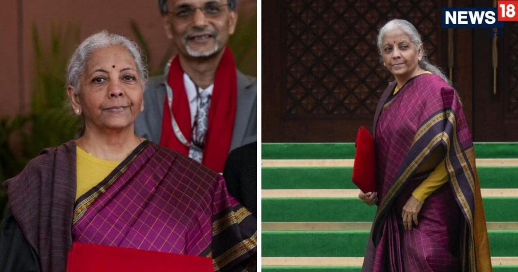 Union Budget 2026 nirmala sitharaman reveals secret behind budget 2026 day purple saree choice | कांचीपुरम साड़ी में बजट नारी! केंद्रीय वित्त मंत्री ने पहनी बैंगनी रंग की साड़ी, क्या आप इस रंग पीछे की शक्ति जानते हैं?