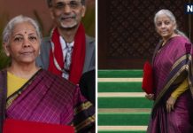 Union Budget 2026 nirmala sitharaman reveals secret behind budget 2026 day purple saree choice | कांचीपुरम साड़ी में बजट नारी! केंद्रीय वित्त मंत्री ने पहनी बैंगनी रंग की साड़ी, क्या आप इस रंग पीछे की शक्ति जानते हैं?