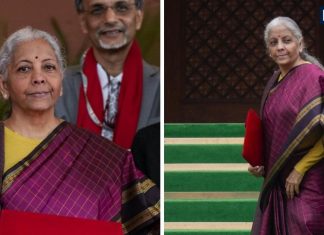 Union Budget 2026 nirmala sitharaman reveals secret behind budget 2026 day purple saree choice | कांचीपुरम साड़ी में बजट नारी! केंद्रीय वित्त मंत्री ने पहनी बैंगनी रंग की साड़ी, क्या आप इस रंग पीछे की शक्ति जानते हैं?