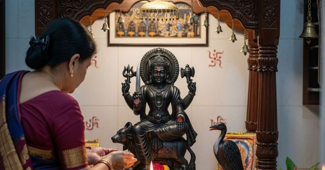 should shani dev photo or murti be kept at home know beliefs behind keeping shani dev statue | क्या आप जानते हैं कि शनि देव की मूर्ति या यंत्र पूजा कक्ष में क्यों नहीं रखा जाता? ये हैं इसके कुछ डरावने कारण!