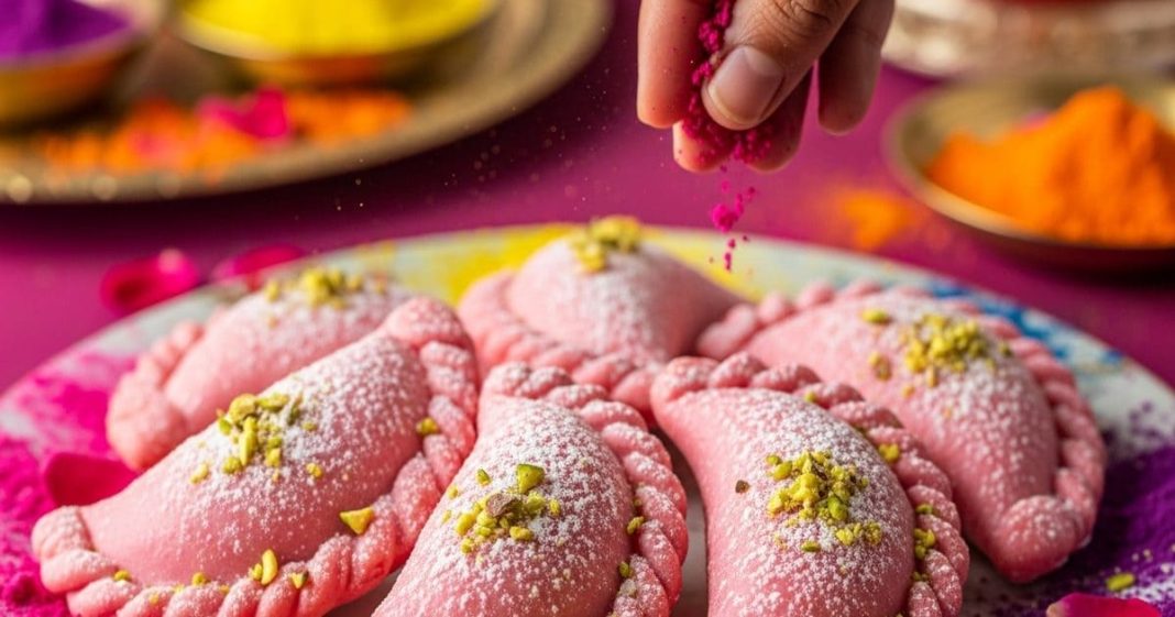 होली के लिए गुलाबी गुजिया? शेफ रणवीर बराड़ ने क्लासिक गुजिया को दिया गुलाबी ट्विस्ट